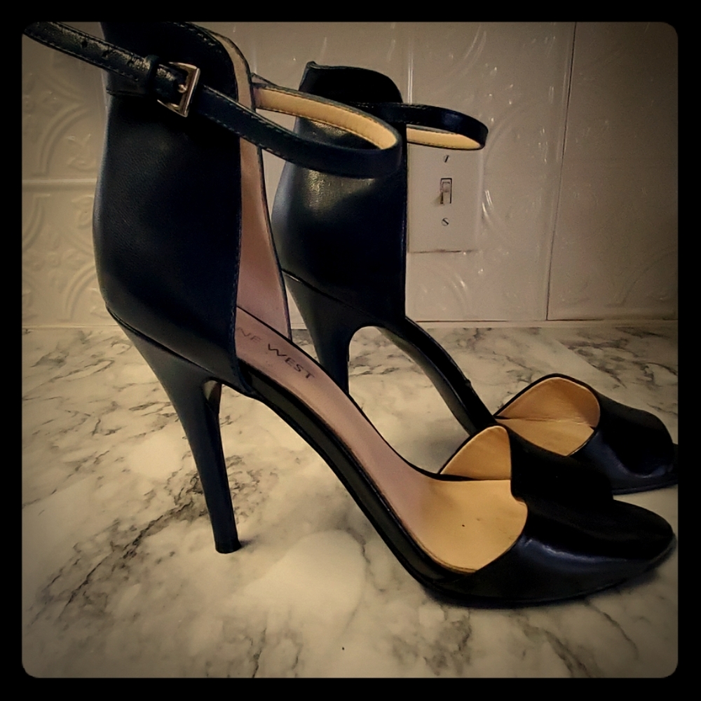 Dark Blue Nine West Heels